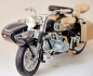 Preview: Polistil BMW R 75 Motorrad mit Beiwagen 1955 Metallmodell (6642)